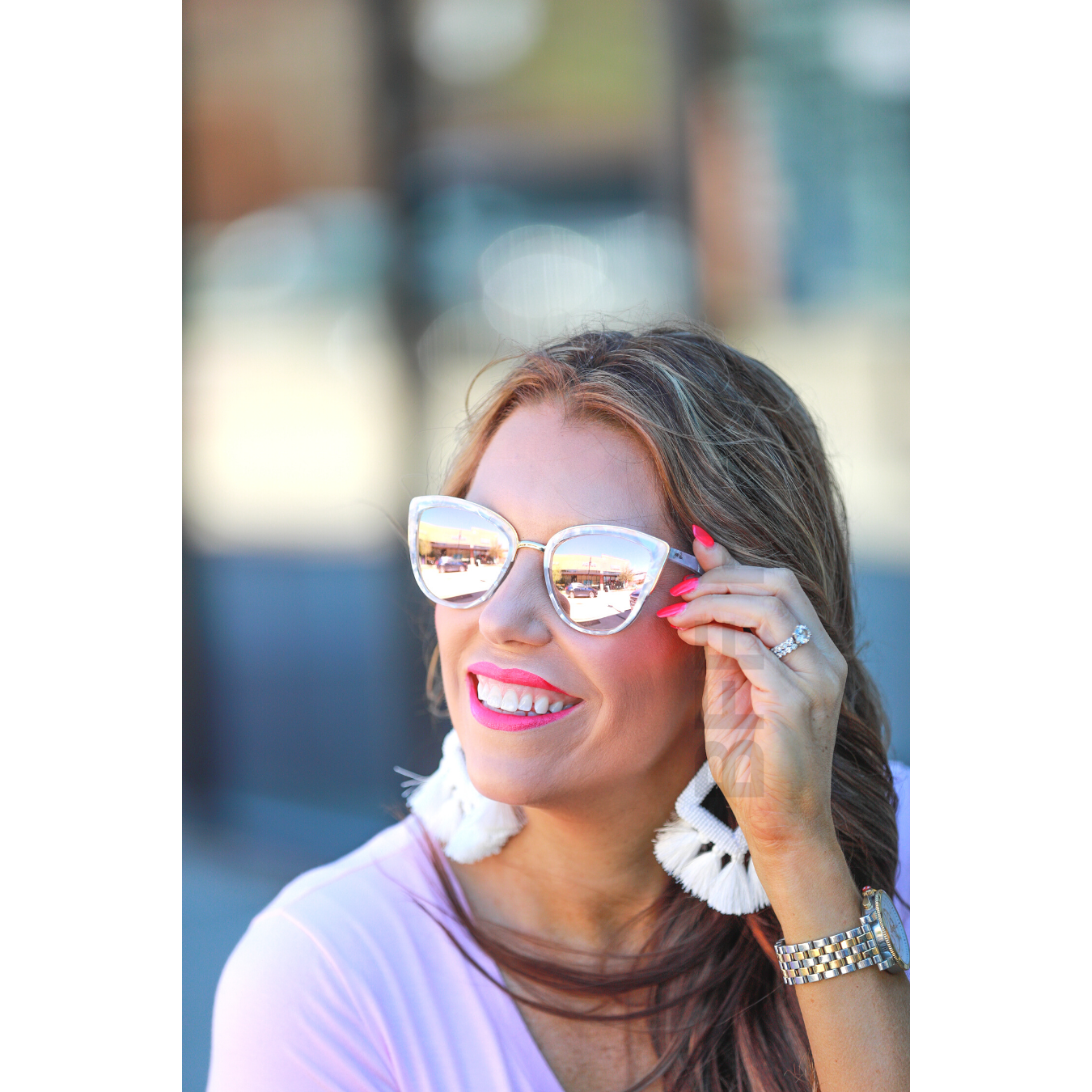 Katrina Cat Eye Sunglasses - BFF Here