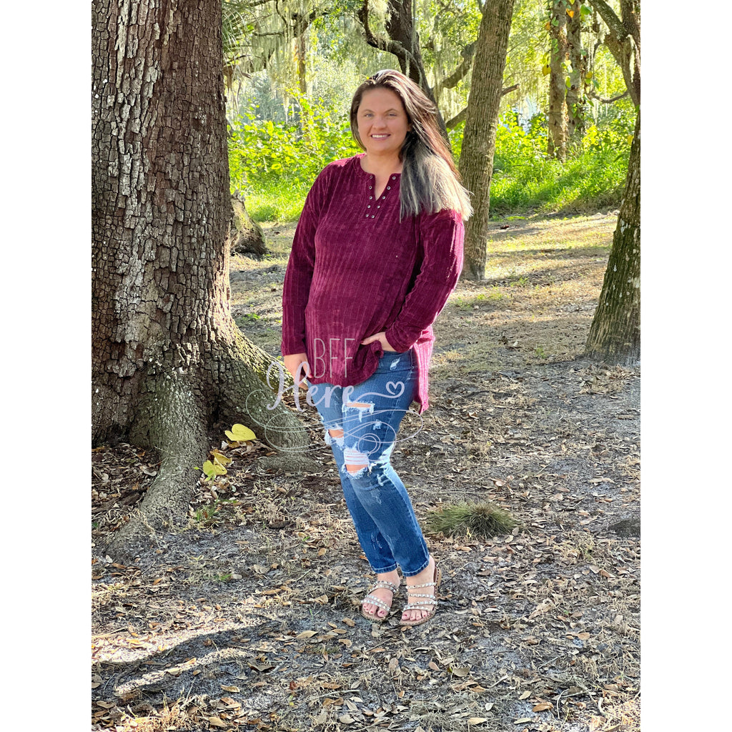 Victoria Chenille Tunic — Choice of Color - BFF Here