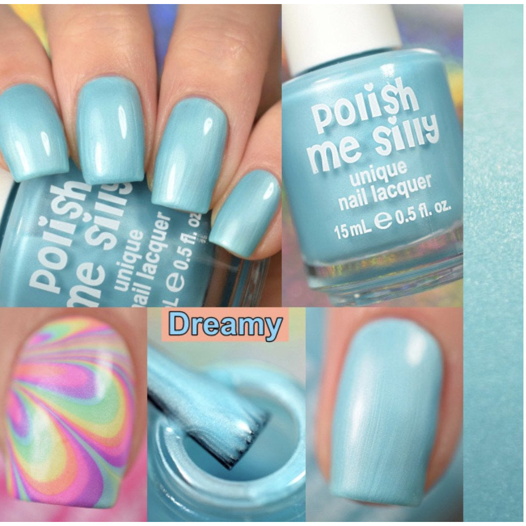 Dreamy -- Bright Lights Blue Polish - BFF Here