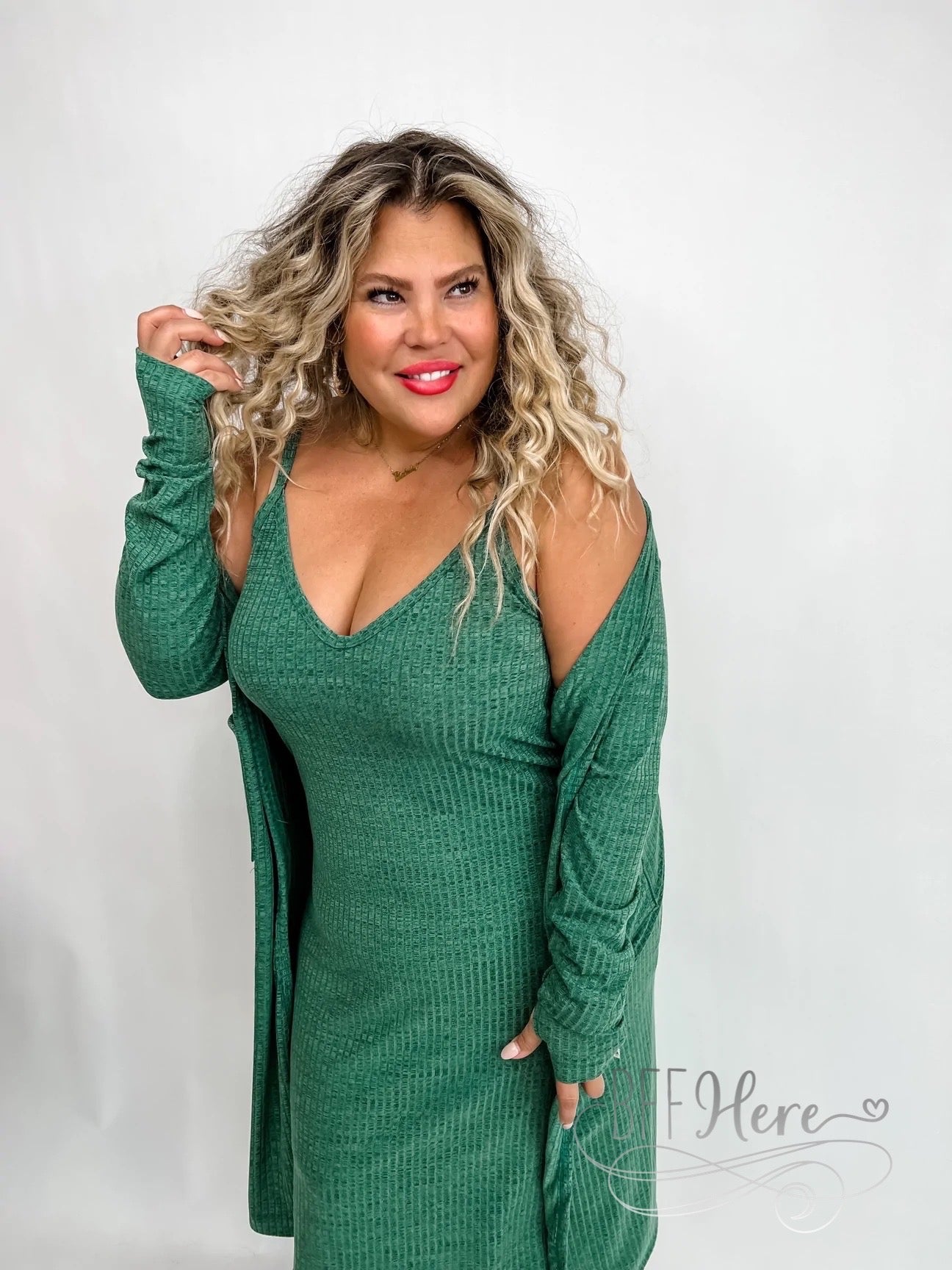 PREORDER-Take It Easy Lounge Dress - BFF Here