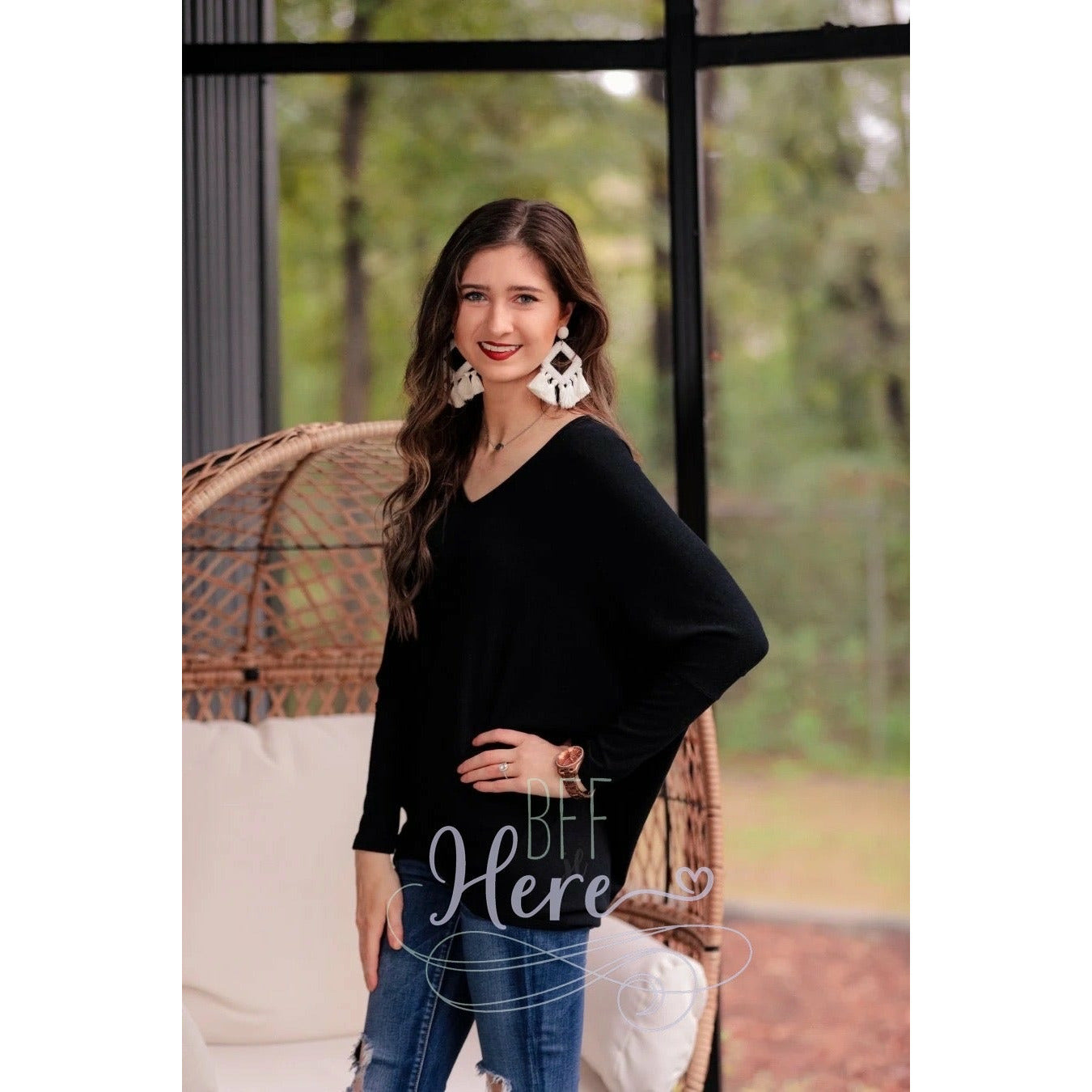 Melanie Dolman Top - BFF Here
