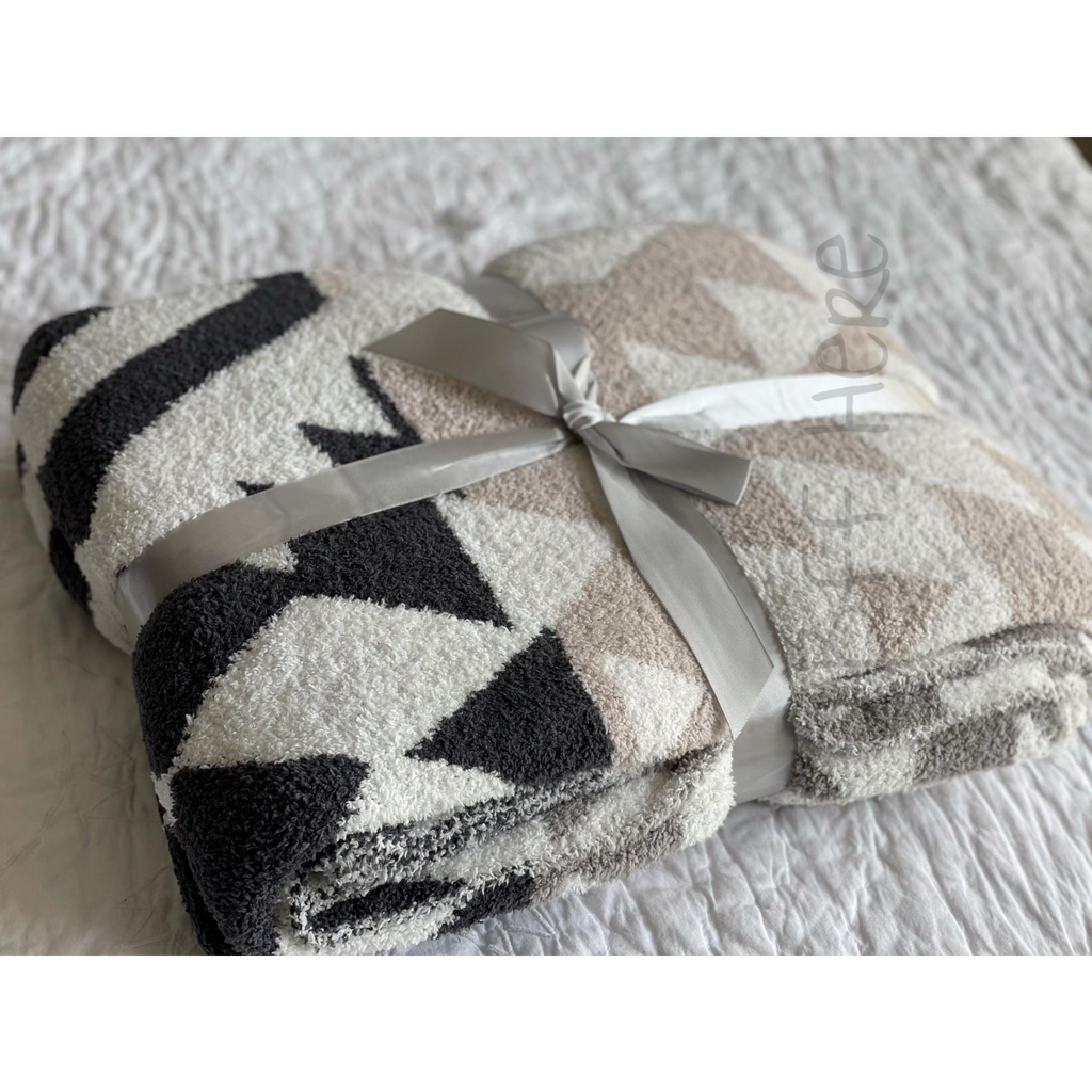Luxe Jacquard Blanket -- Choice of Color - BFF Here