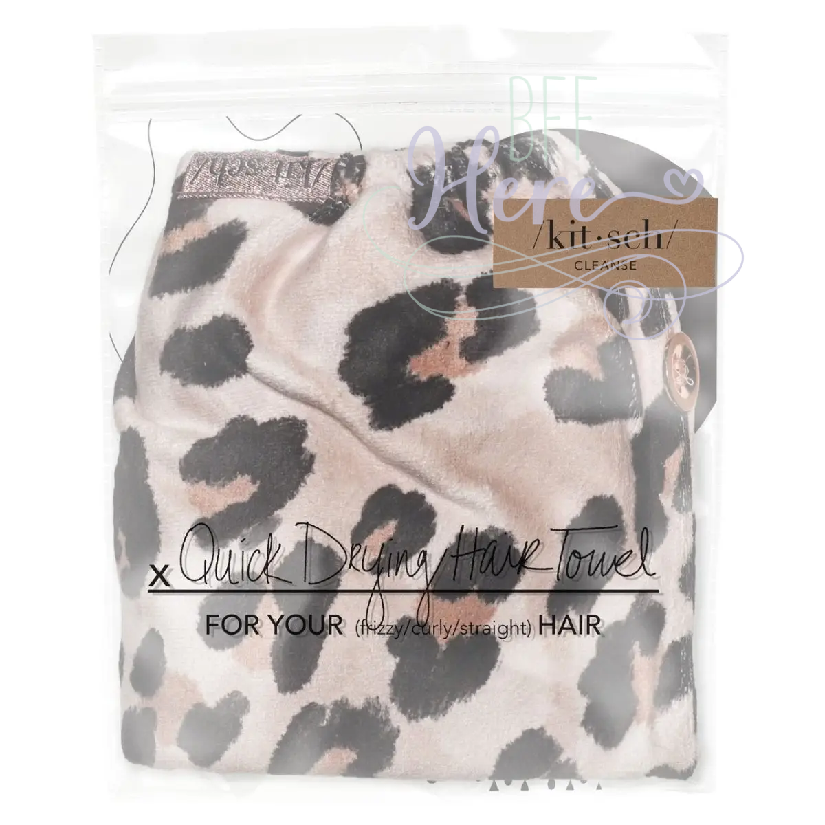 Quick Dry Hair Towel - Leopard - BFF Here