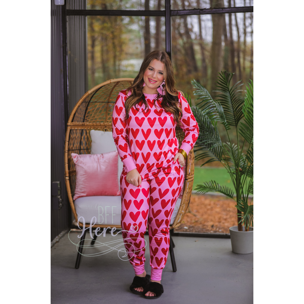 Heart Lounge Set -- Adult - BFF Here