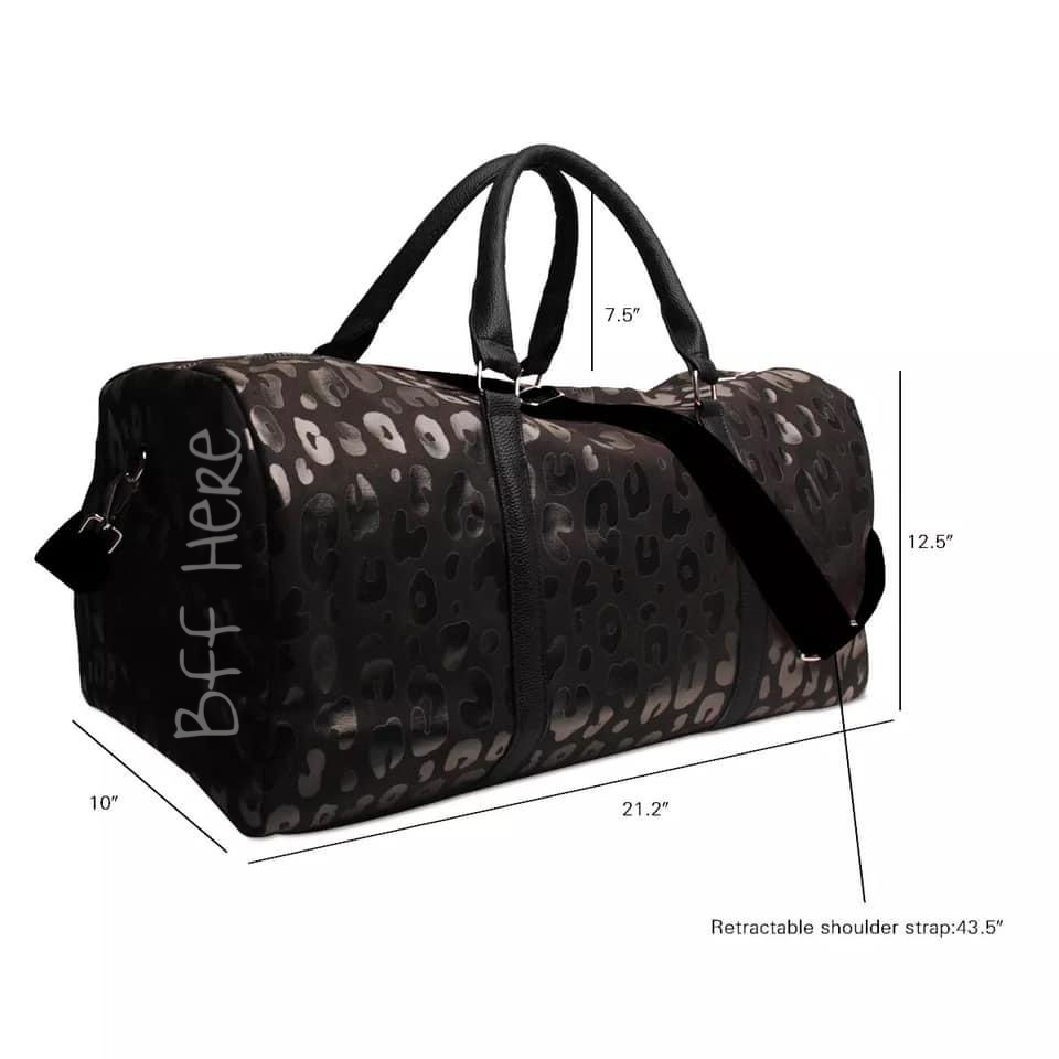 Luxe Leopard Duffle Bag - BFF Here