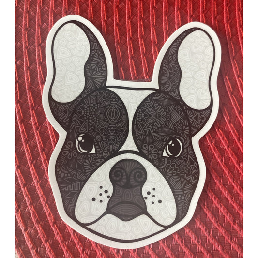 French Bull Dog Sticker - BFF Here