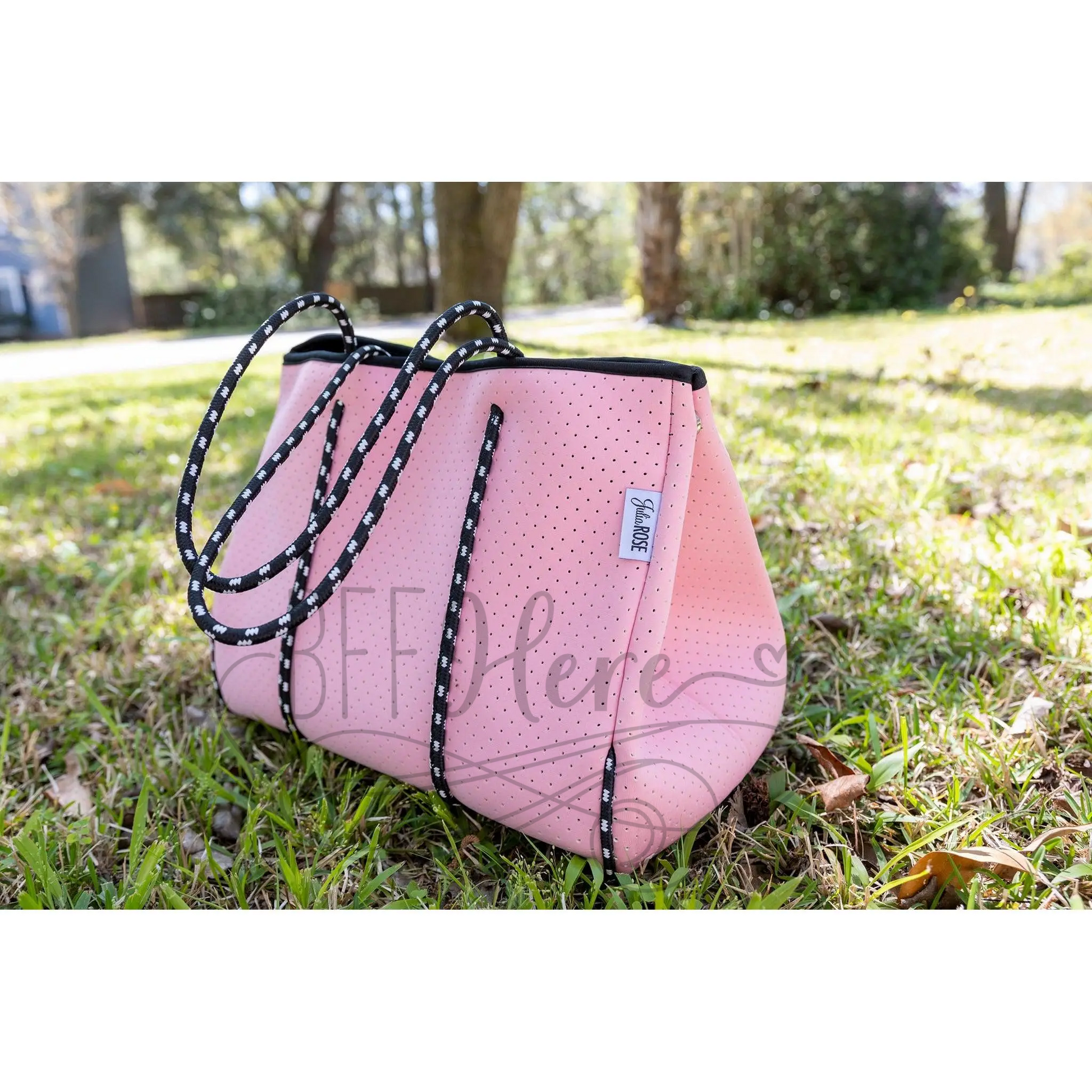 Neoprene Tote -- Pink Paradise - BFF Here