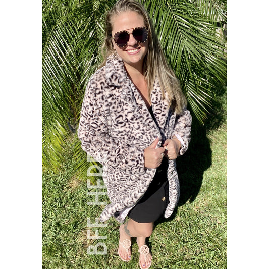 Fancy Girl Faux Fur Coat -- Choice of Color - BFF Here