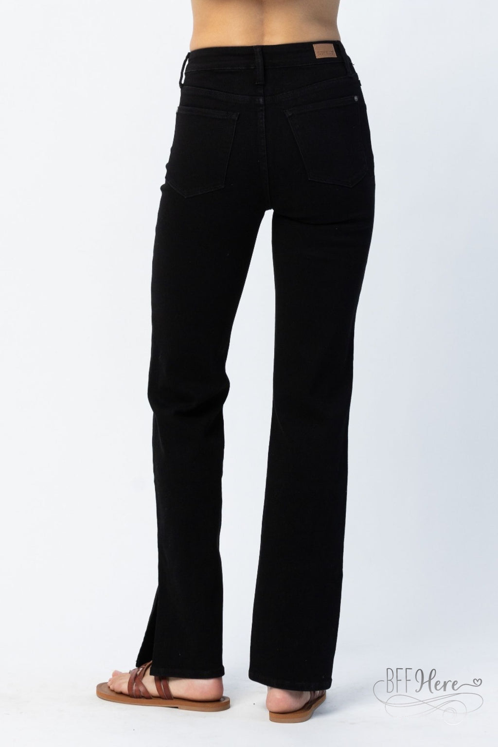 Lisette Black High Waisted Jeans by Judy Blue - BFF Here