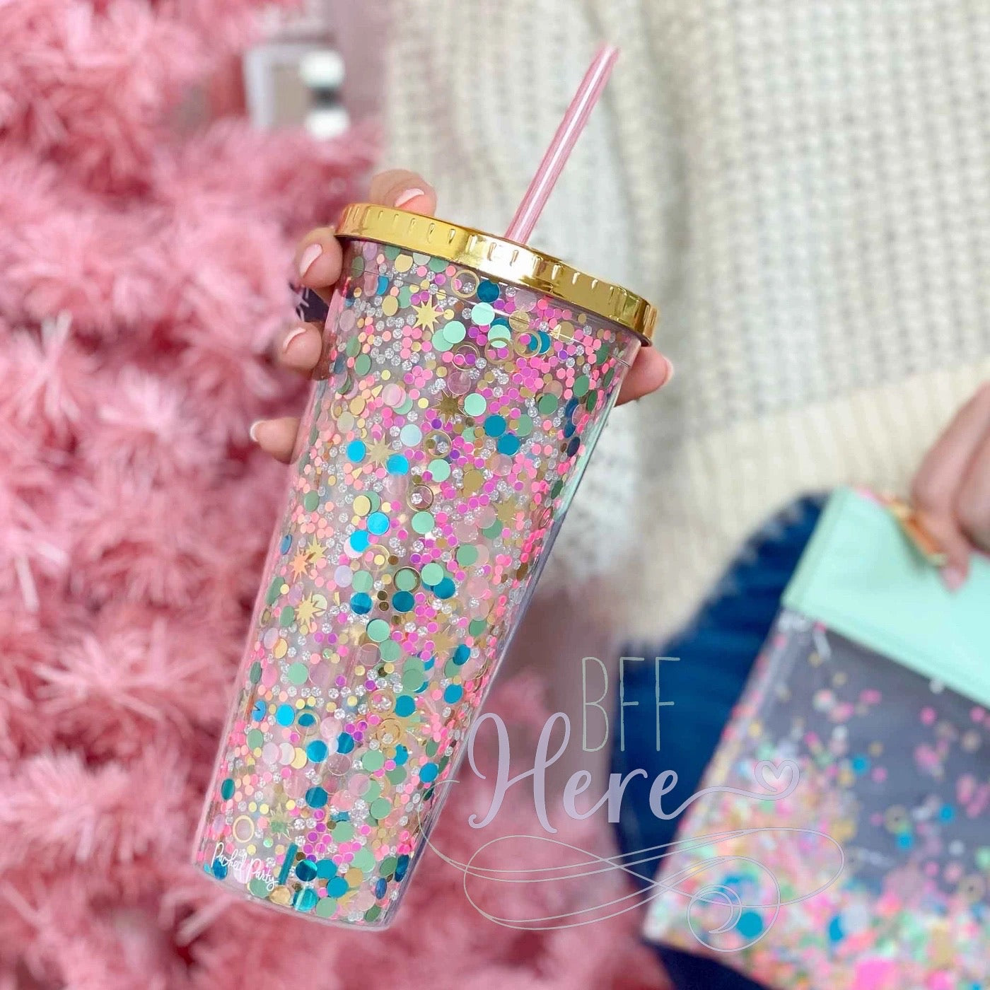 Winter Magic Confetti Tumbler by Packed Party - BFF Here