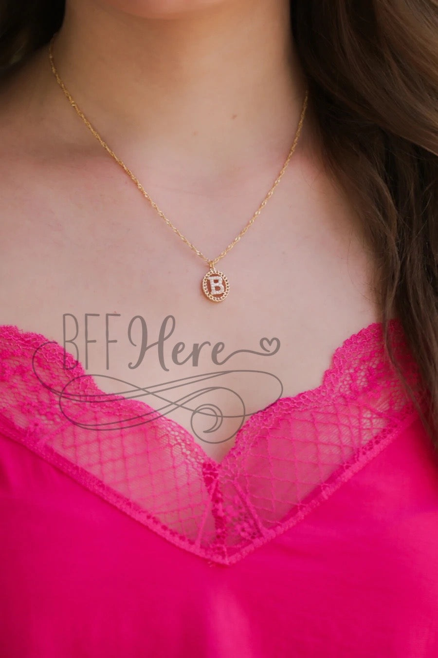 Initial Twist Necklace — Choice of Style - BFF Here