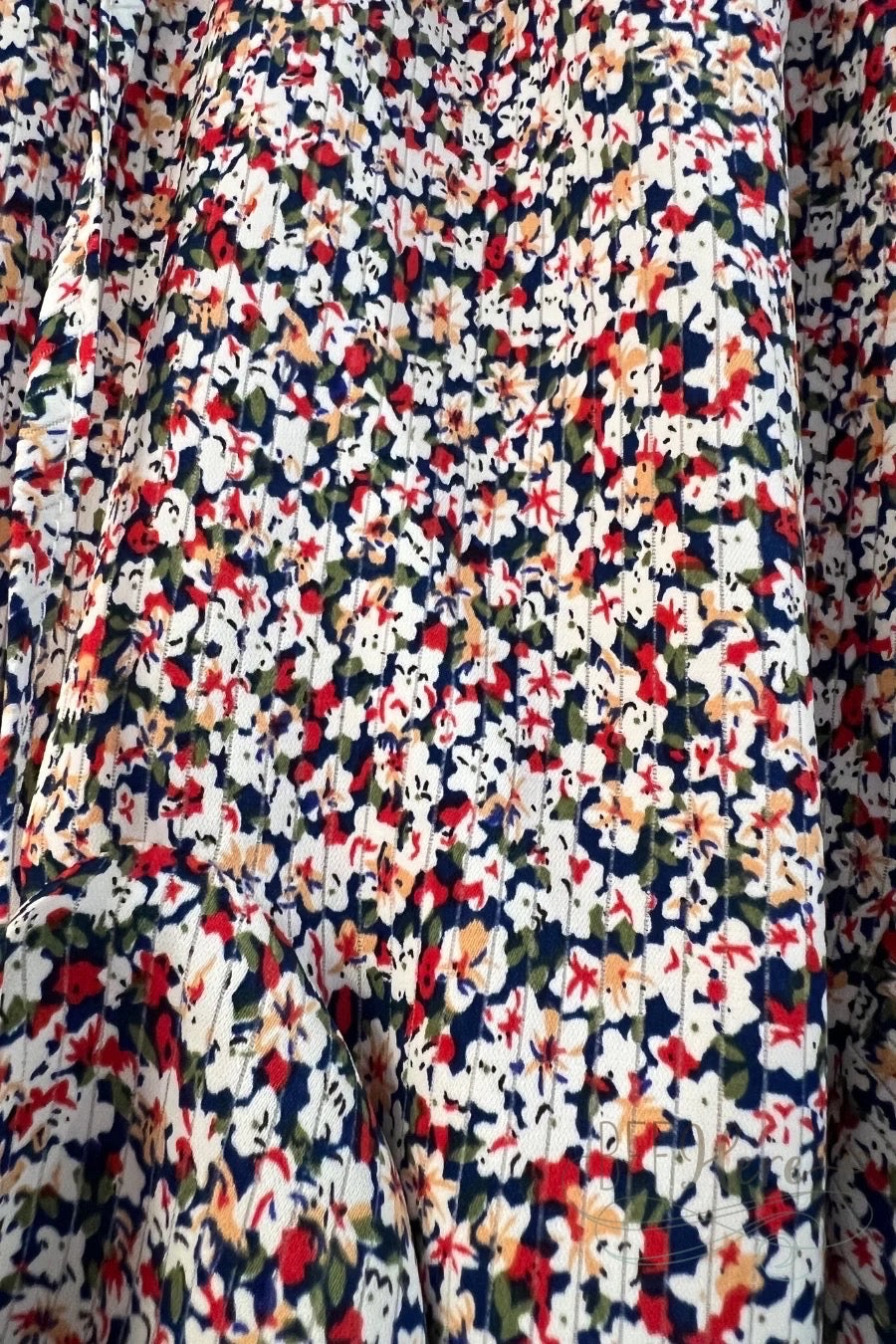 PREORDER-Jasmine Floral Skort — Navy - BFF Here