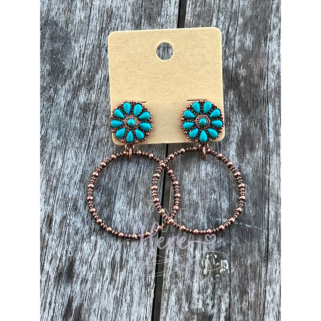 Viviana Concho Hoop Earrings -- Choice of Style - BFF Here