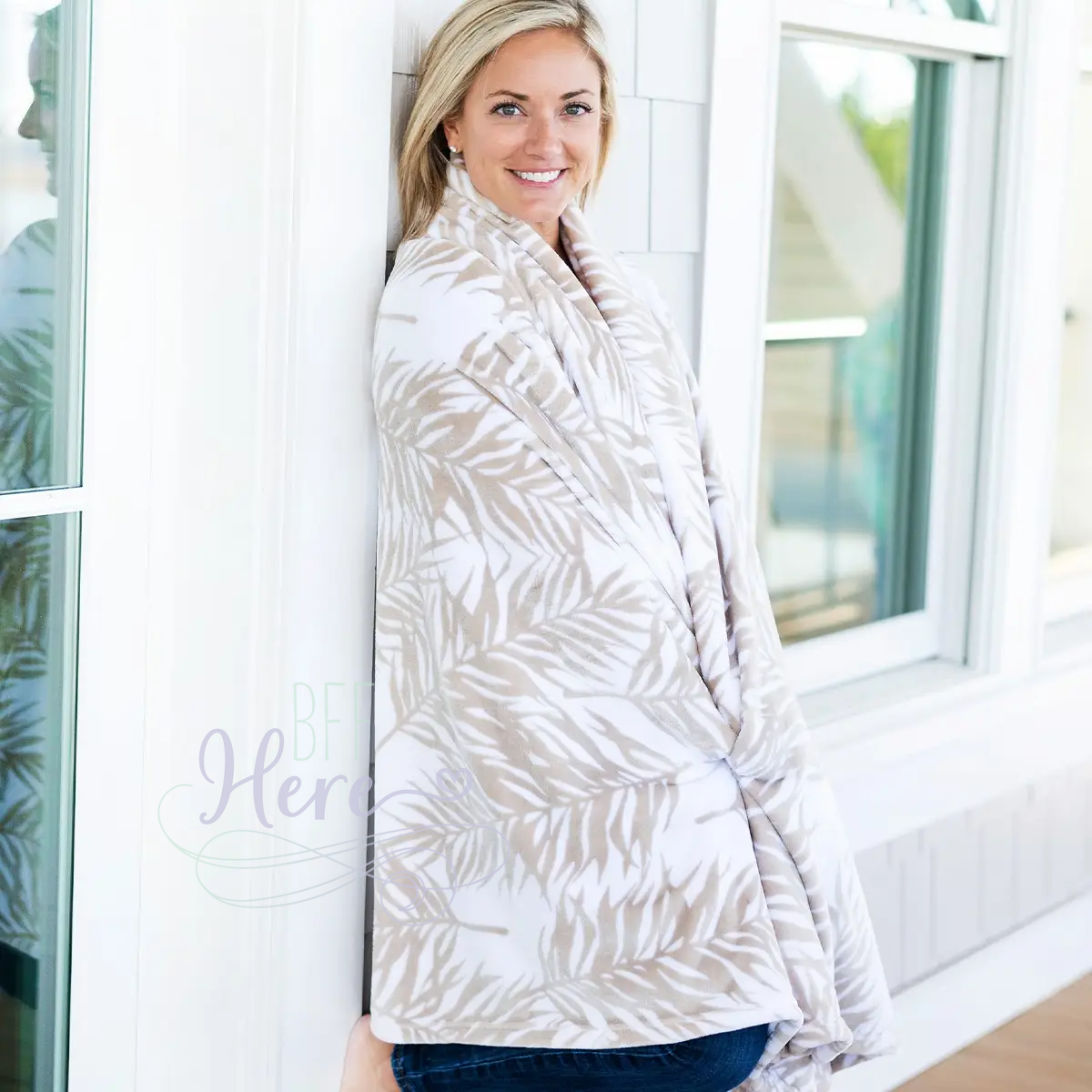 Coconut Palms Blanket - BFF Here