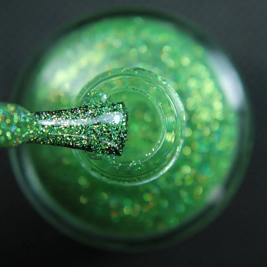 Slime Time - Rainbow Sparkle Nail Polish - BFF Here