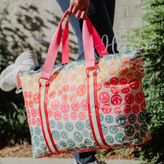 Happy Face Tote Bag - BFF Here