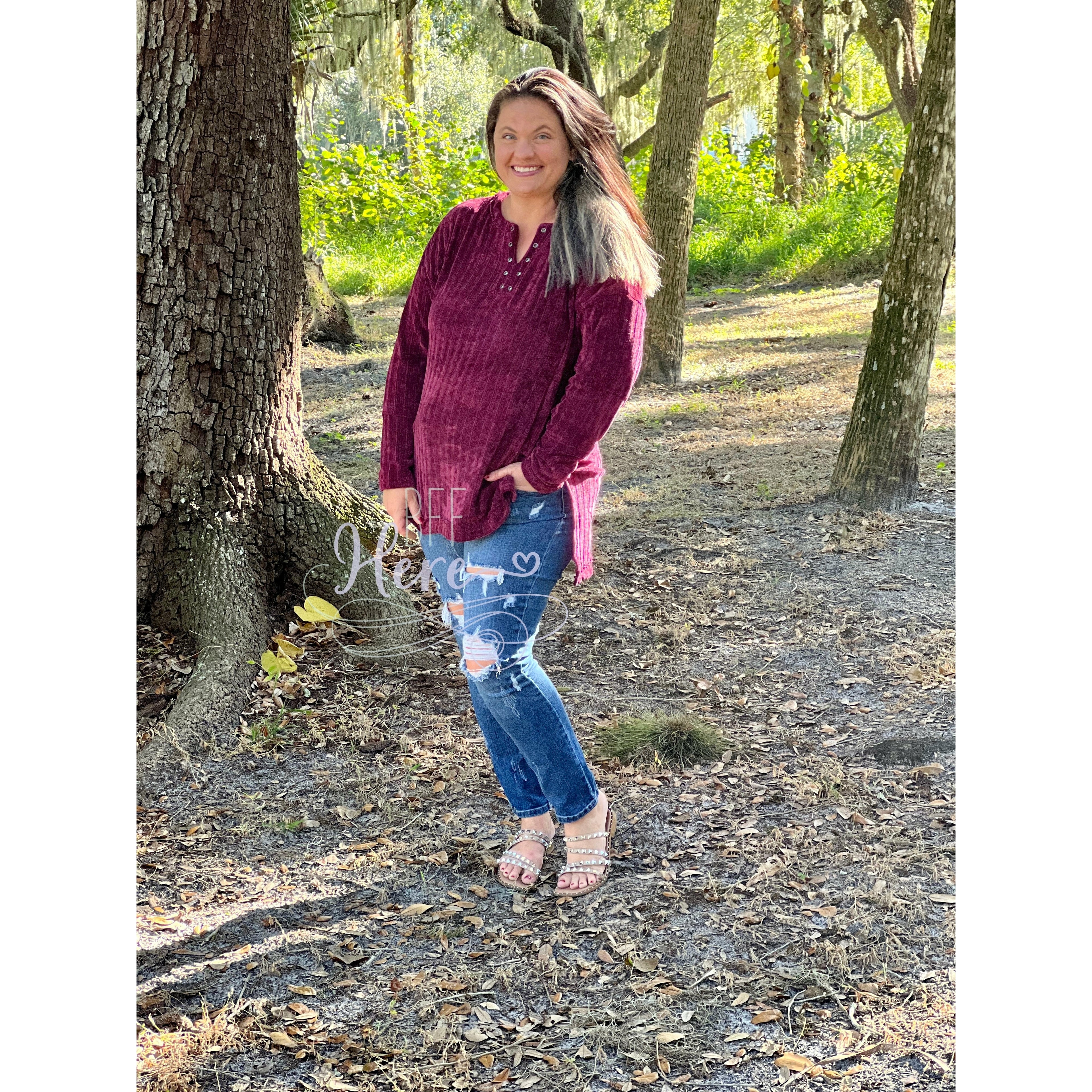 Victoria Chenille Tunic — Choice of Color - BFF Here