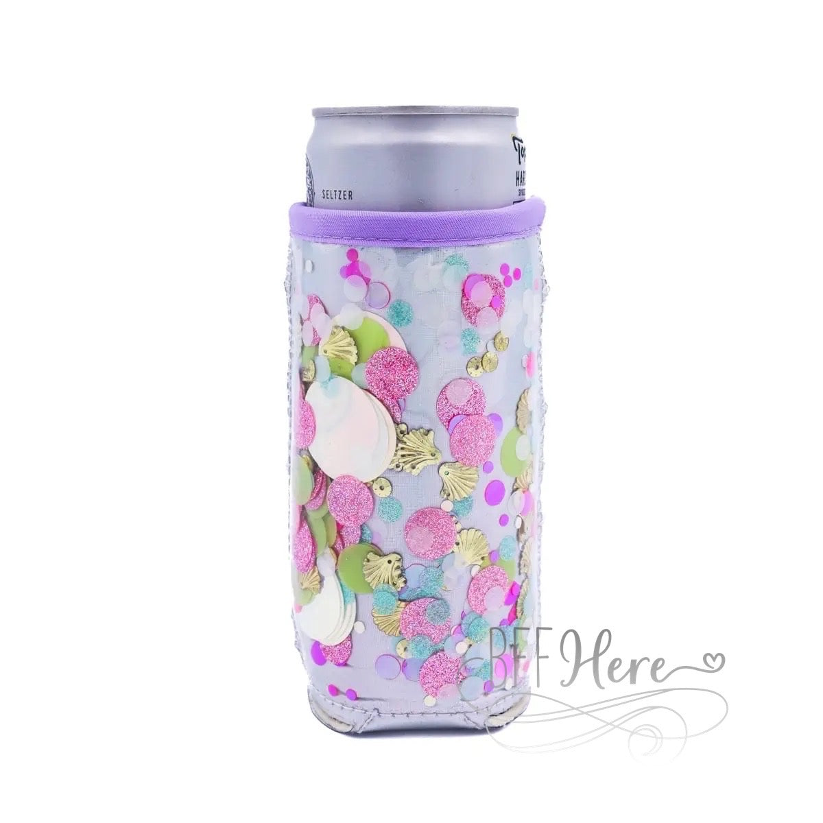 PREORDER— Say Cheers Shell-ebrate Confetti Can Cooler by Packed Party - BFF Here