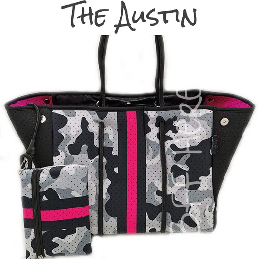 Neoprene Tote -- Austin - BFF Here