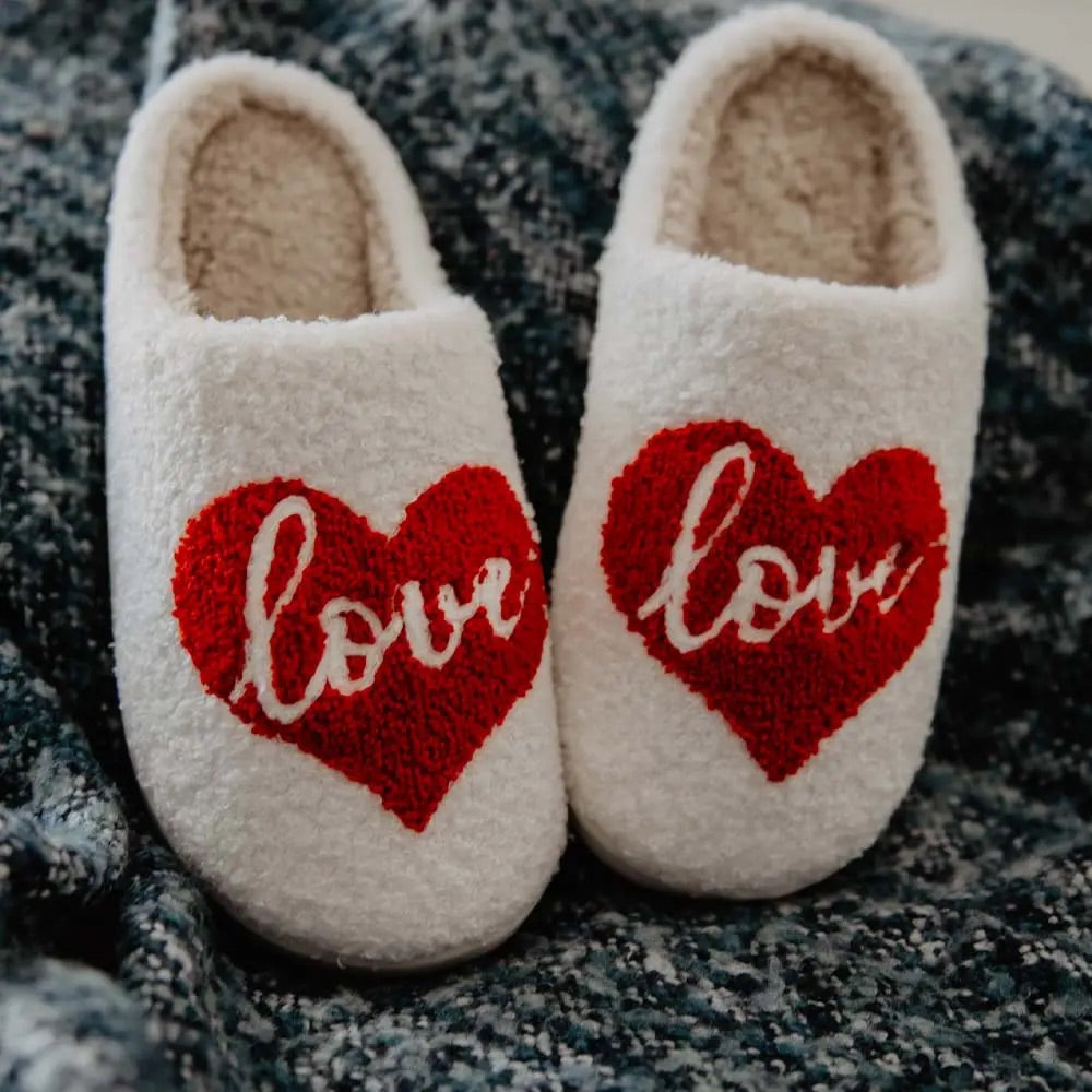 Love Heart Slippers - BFF Here