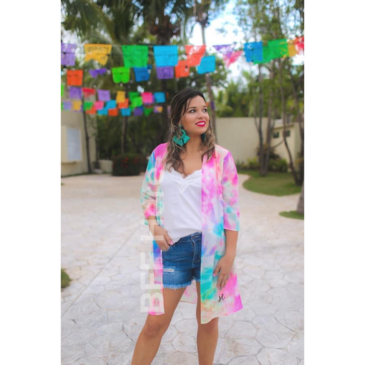 Dreamy State Tie Dye Kimono - BFF Here