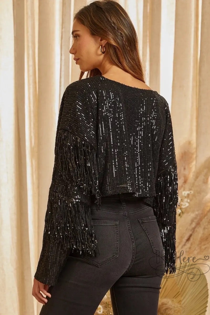 Demi Sequin Detail Jacket - BFF Here