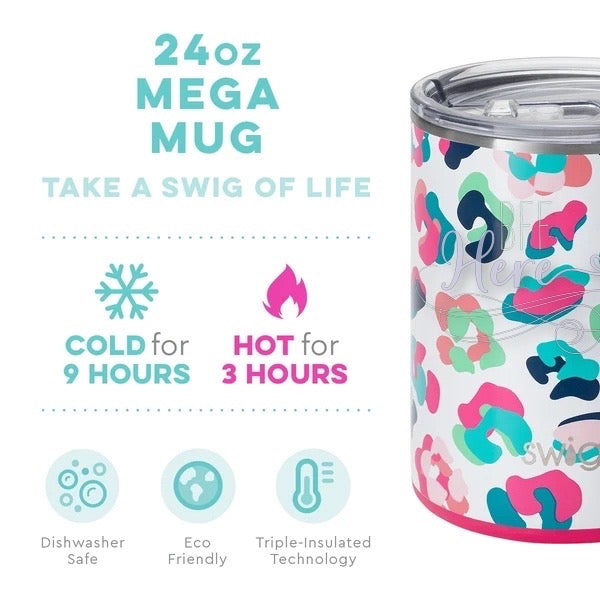 Party Animal Mega Mug (24oz) by Swig Life - BFF Here