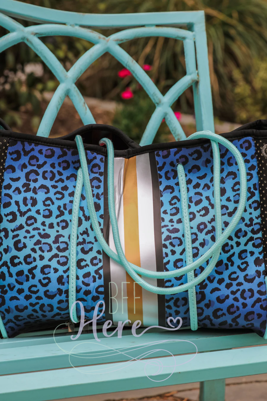 Neoprene Tote -- Fiji Fantasy - BFF Here