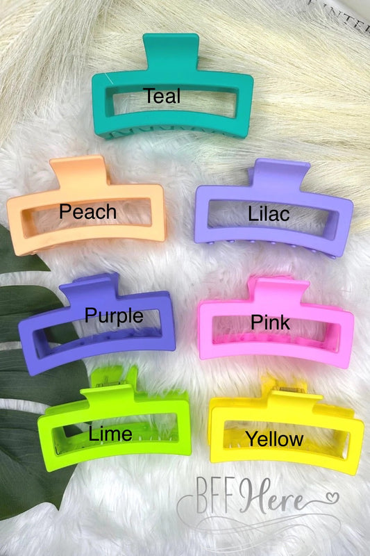 Jumbo Claw Hair Clip — Choice of Color - BFF Here