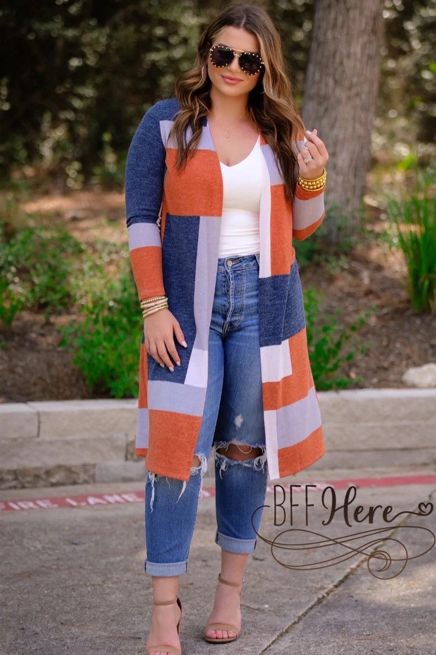 Fall Feeling Color Block Cardigan - BFF Here