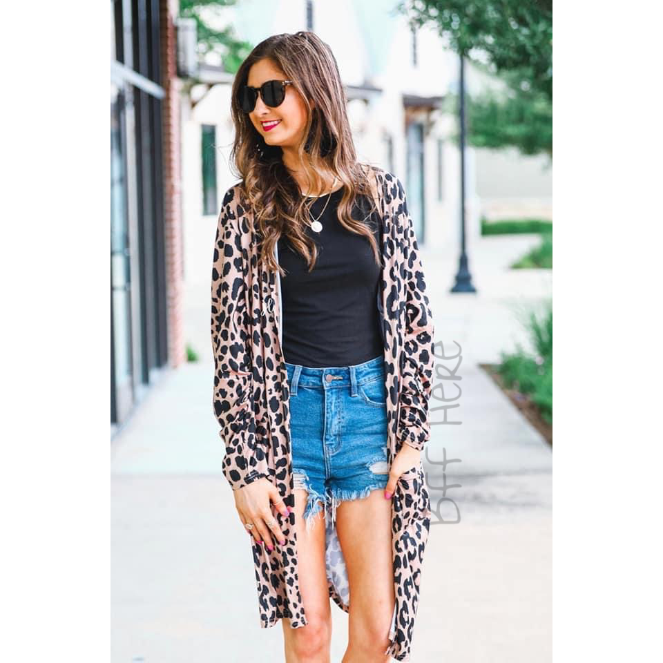 Colton Leopard Cardigan - BFF Here