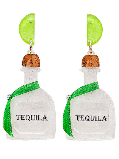 Tequila Glitter Earrings - BFF Here