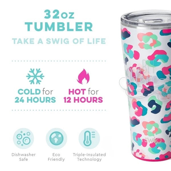 Party Animal Tumbler (32oz) by Swig Life - BFF Here