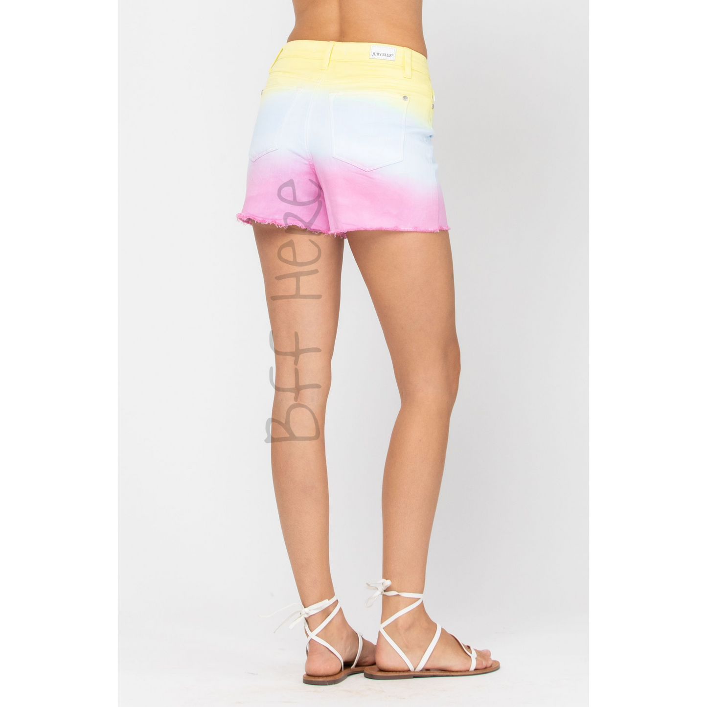 Dip Dye Cut Off Shorts by Judy Blue - BFF Here