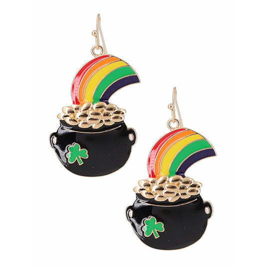 Pot of Gold Earrings - BFF Here