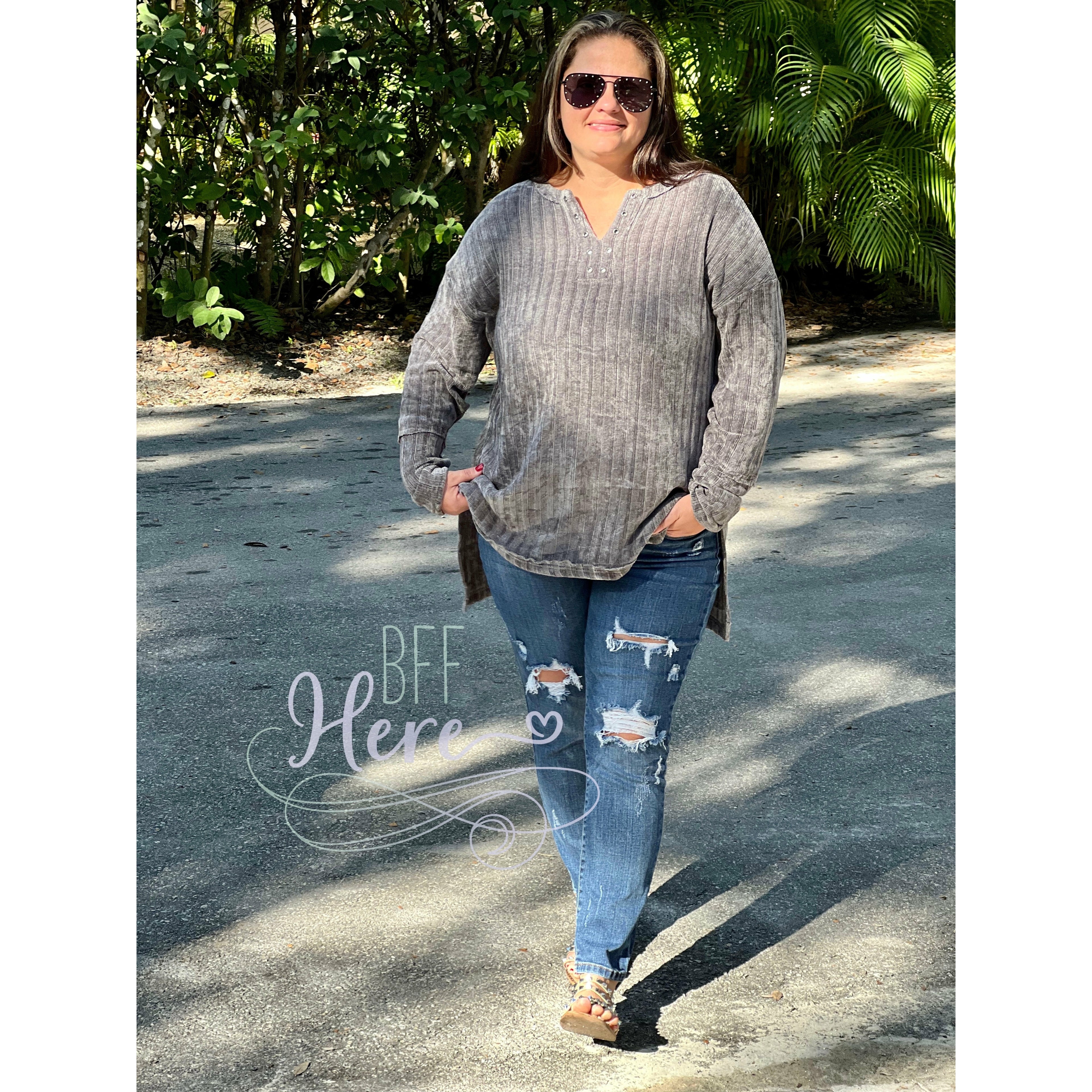 Victoria Chenille Tunic — Choice of Color - BFF Here
