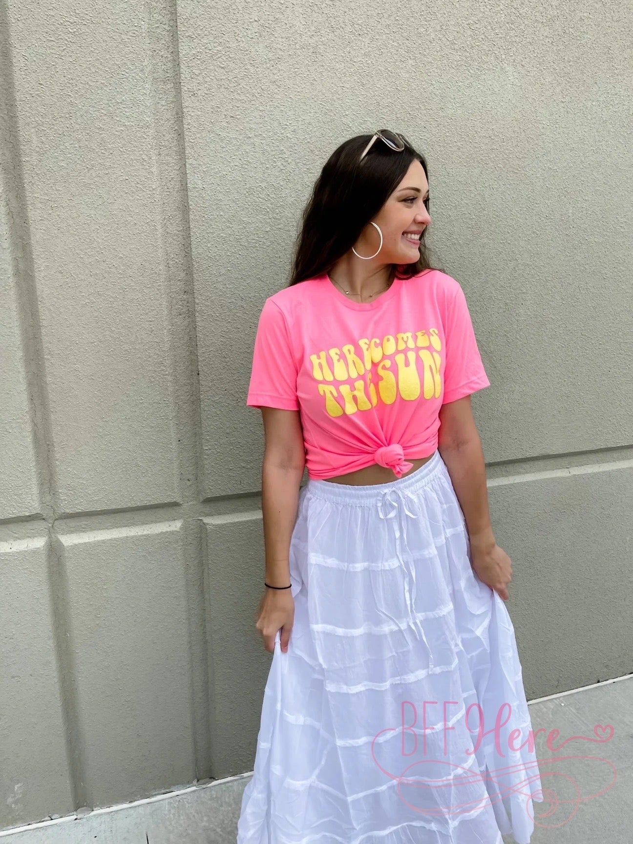 Take Me Away Skirt — White - BFF Here