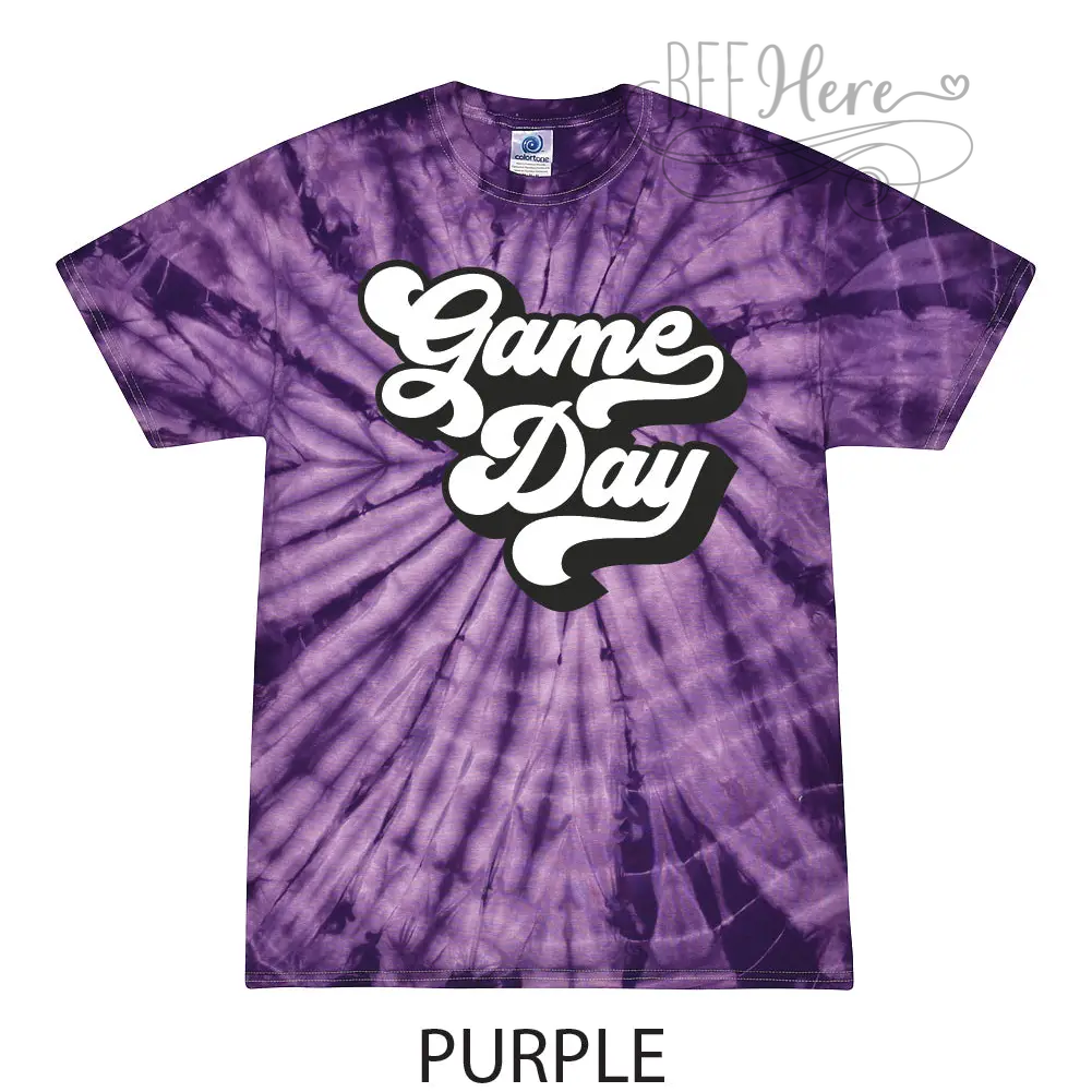 Game Day Tie Dye T-Shirt - BFF Here