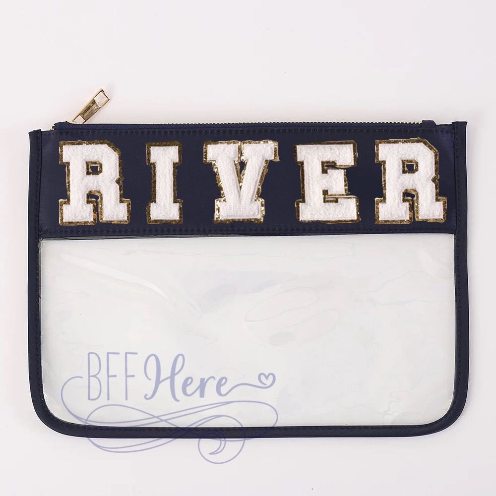 Nylon Clear Bag: River - BFF Here