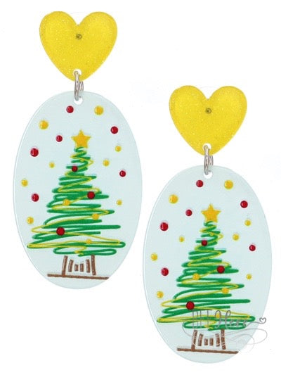 Polka Dot Tree Earrings - BFF Here