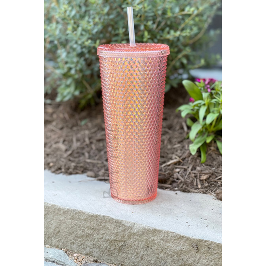 Studded Tumbler — Rose Gold - BFF Here