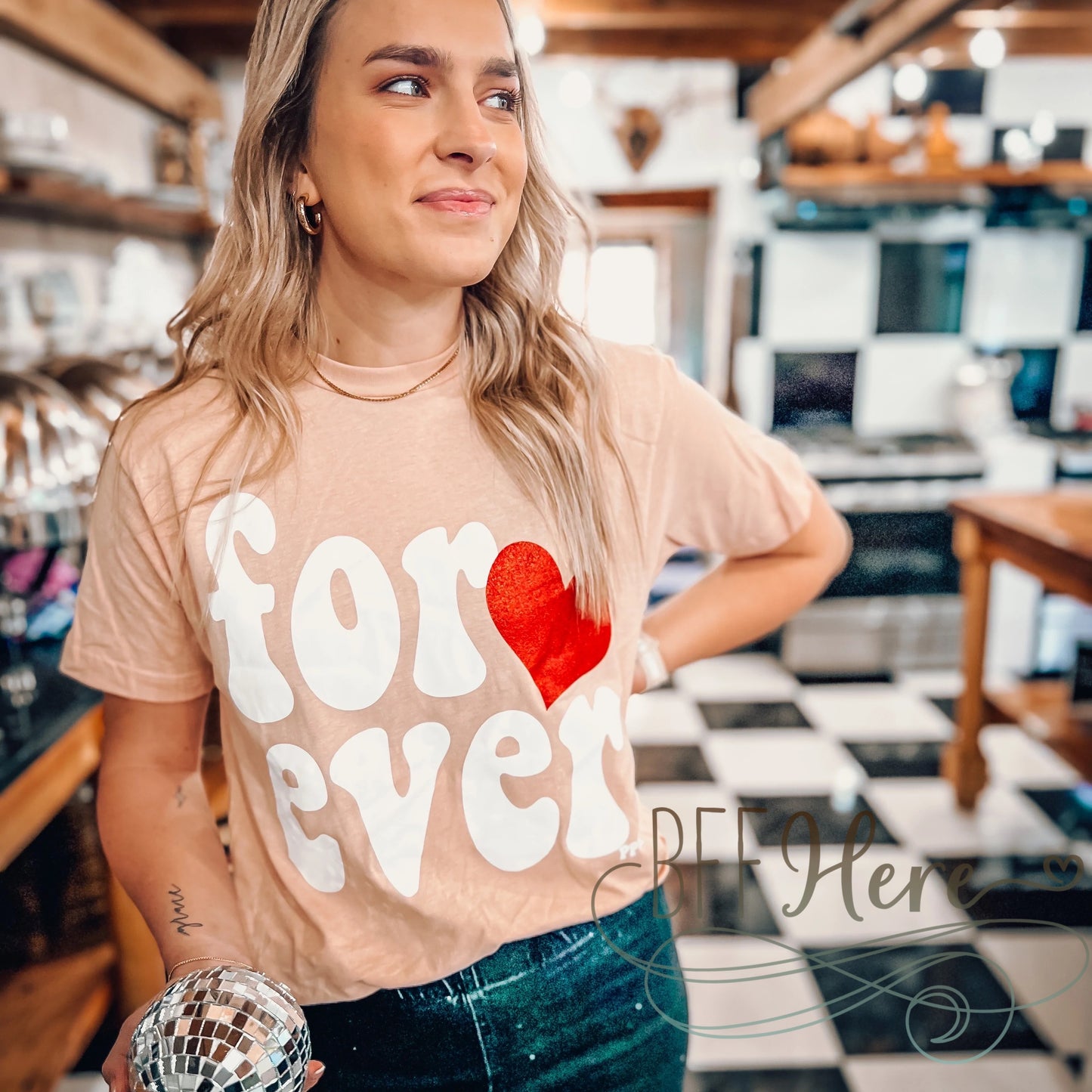 Forever Heart Tee - BFF Here