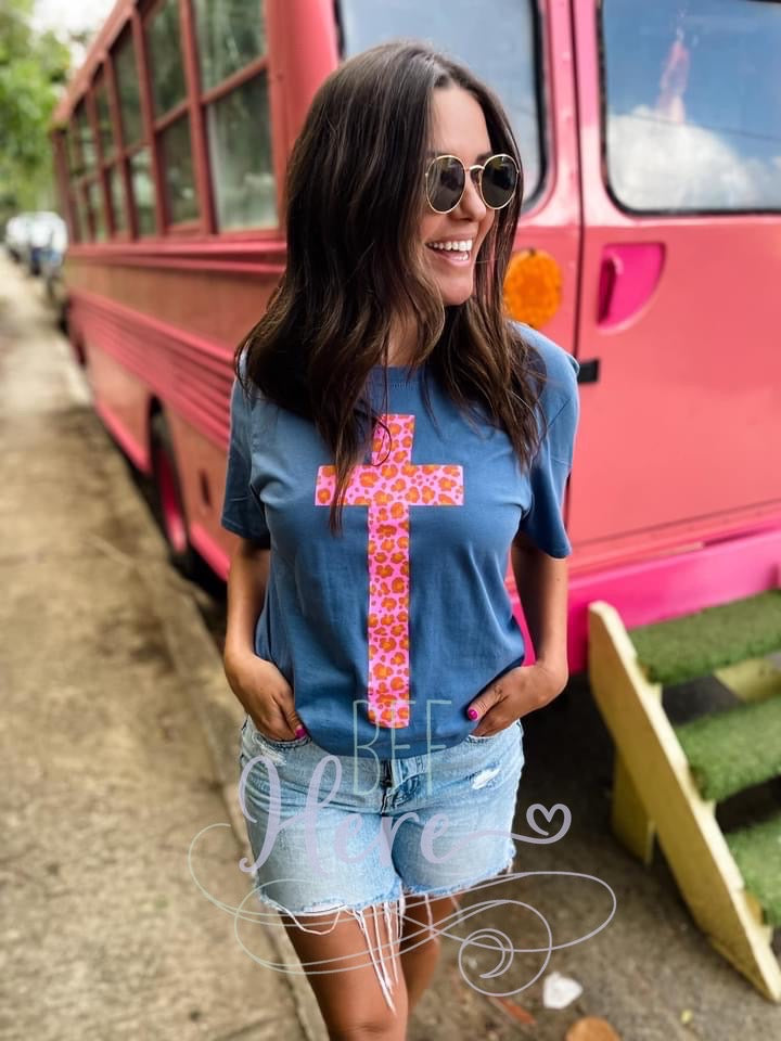 Wild About Jesus Cross T-Shirt - BFF Here