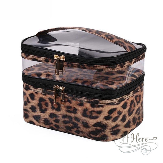 Cosmetic Bag — Leopard - BFF Here