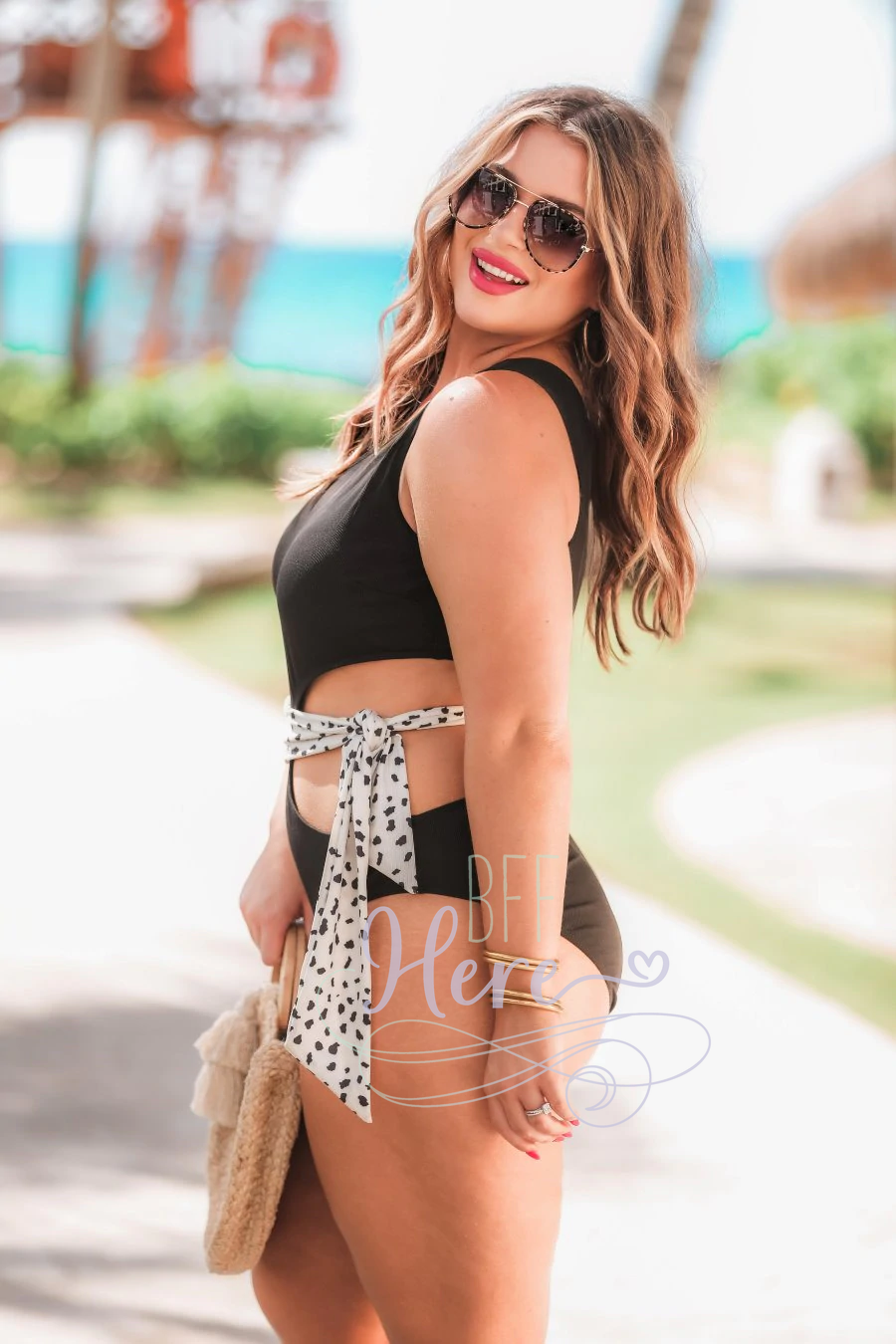 Bungalow Babe One Piece Swimsuit - BFF Here