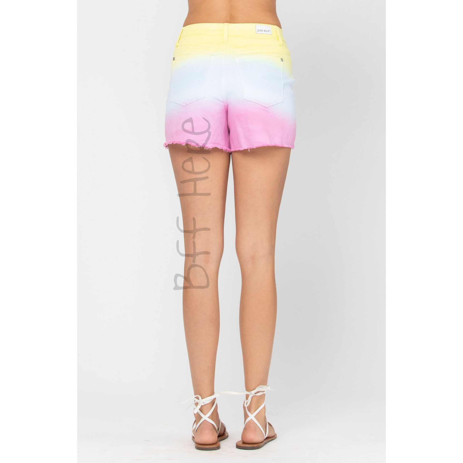 Dip Dye Cut Off Shorts by Judy Blue - BFF Here