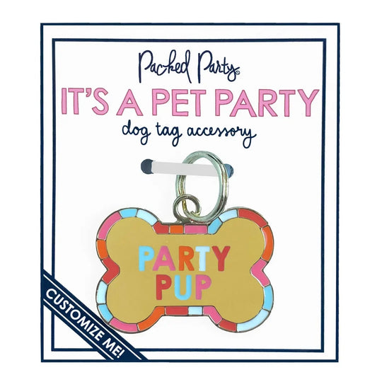 Party Pup Dog Tag by Packed Party - BFF Here