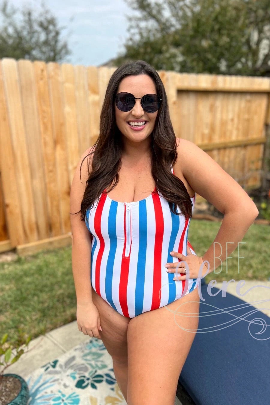 Firecracker One Piece Swimsuit - BFF Here