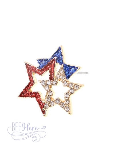 American Stars Earrings - BFF Here