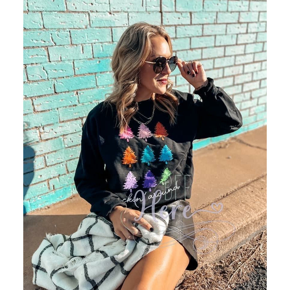 Rockin' Around The Tree Sweatshirt - BFF Here